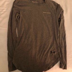 Grey running long-sleeve shirt